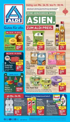 Vorschau von dem Prospekt des Geschäftes Aldi, gültig ab dem 26.10.2026