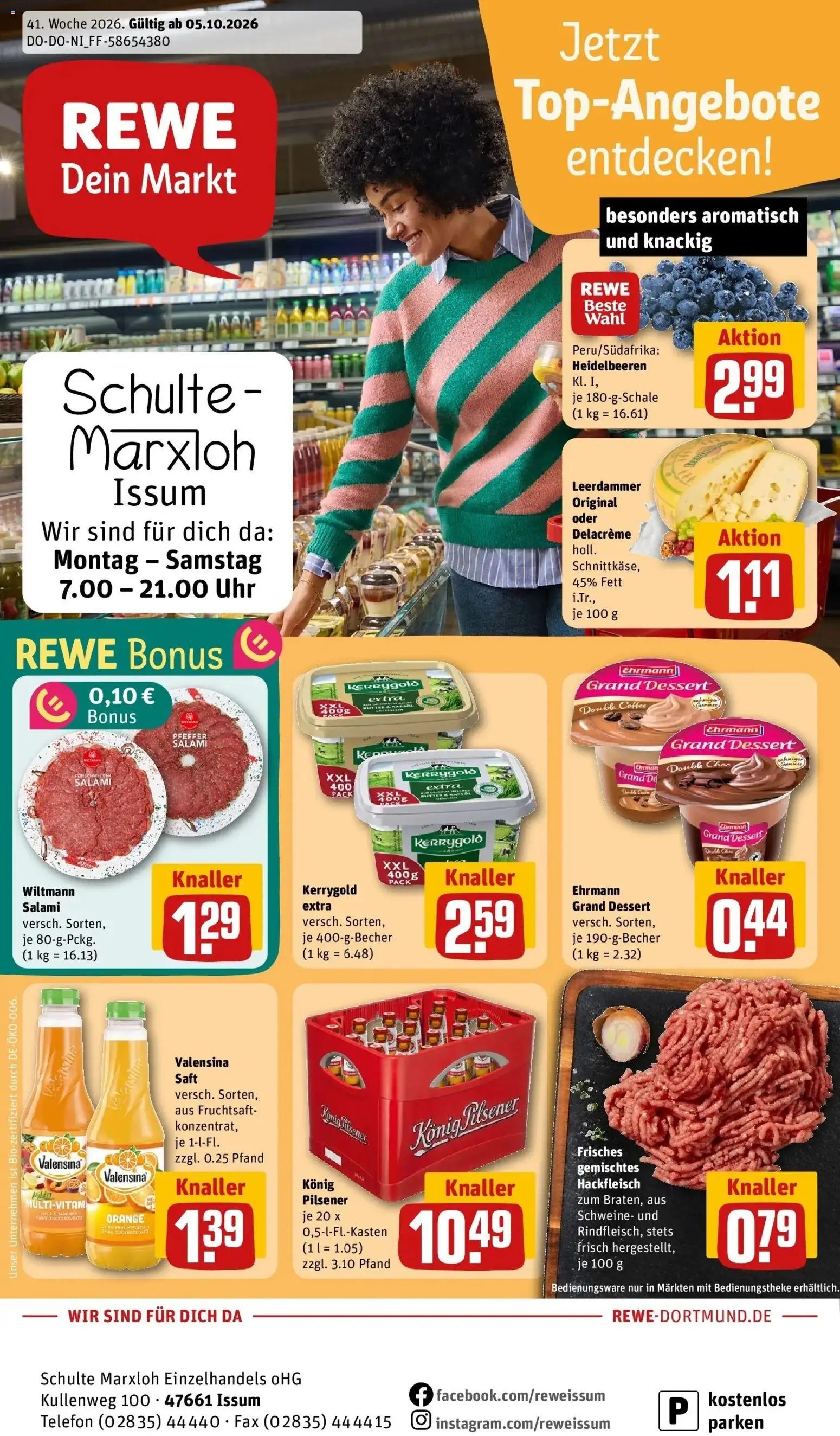 Vorschau von dem Prospekt des Geschäftes Rewe, gültig ab dem 05.10.2026