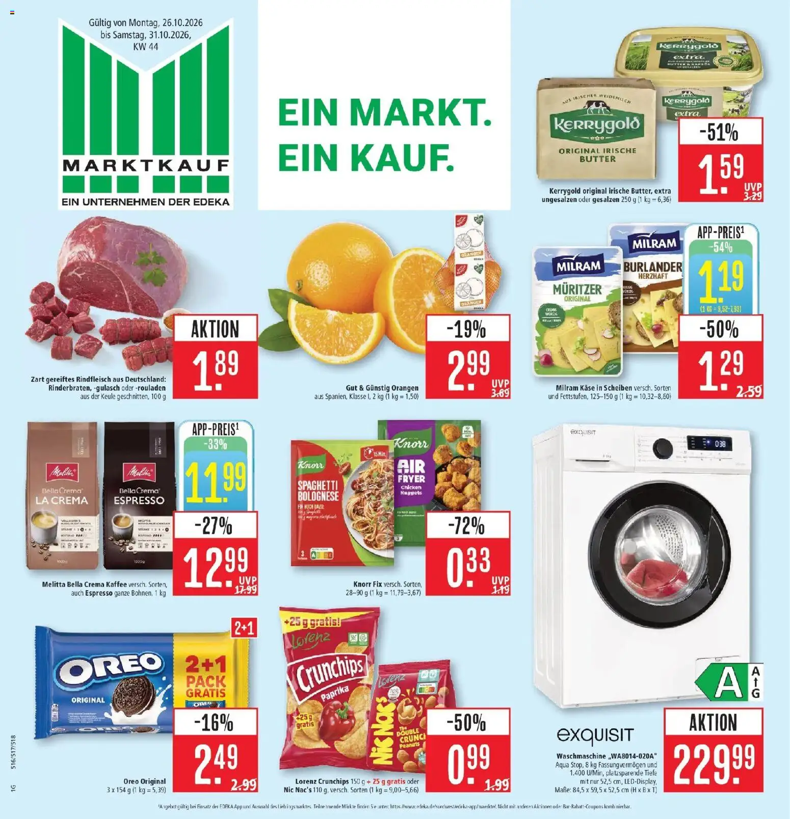 Vorschau von dem Prospekt des Geschäftes Marktkauf, gültig ab dem 26.10.2026