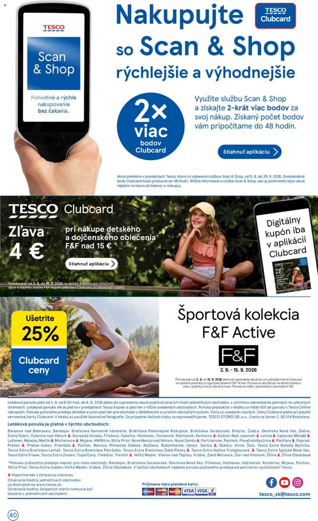 Nový Tesco leták od 02.09.