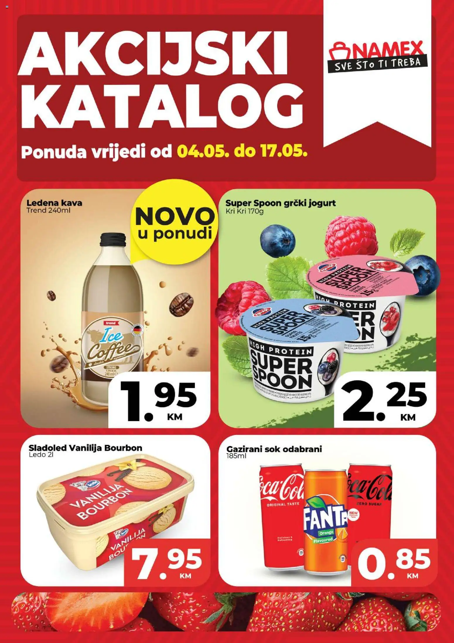Pregled letka Namex katalog trgovine Namex vrijedi od 04.05.2026