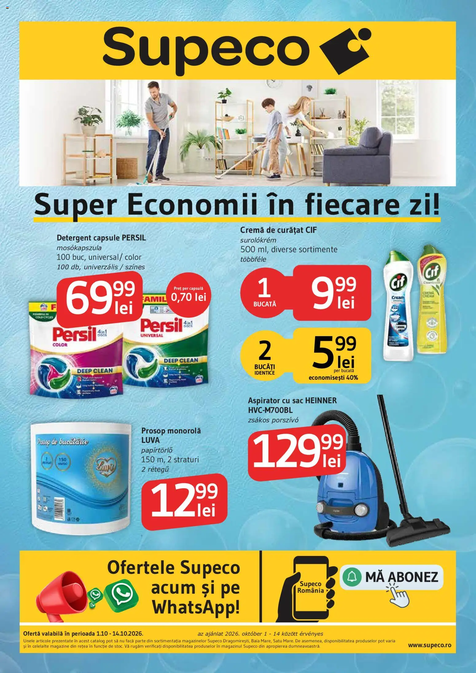Previzualizarea de cataloage: Supeco Supeco Catalog Curatenie Bilingv valabil de la 01.10.2026