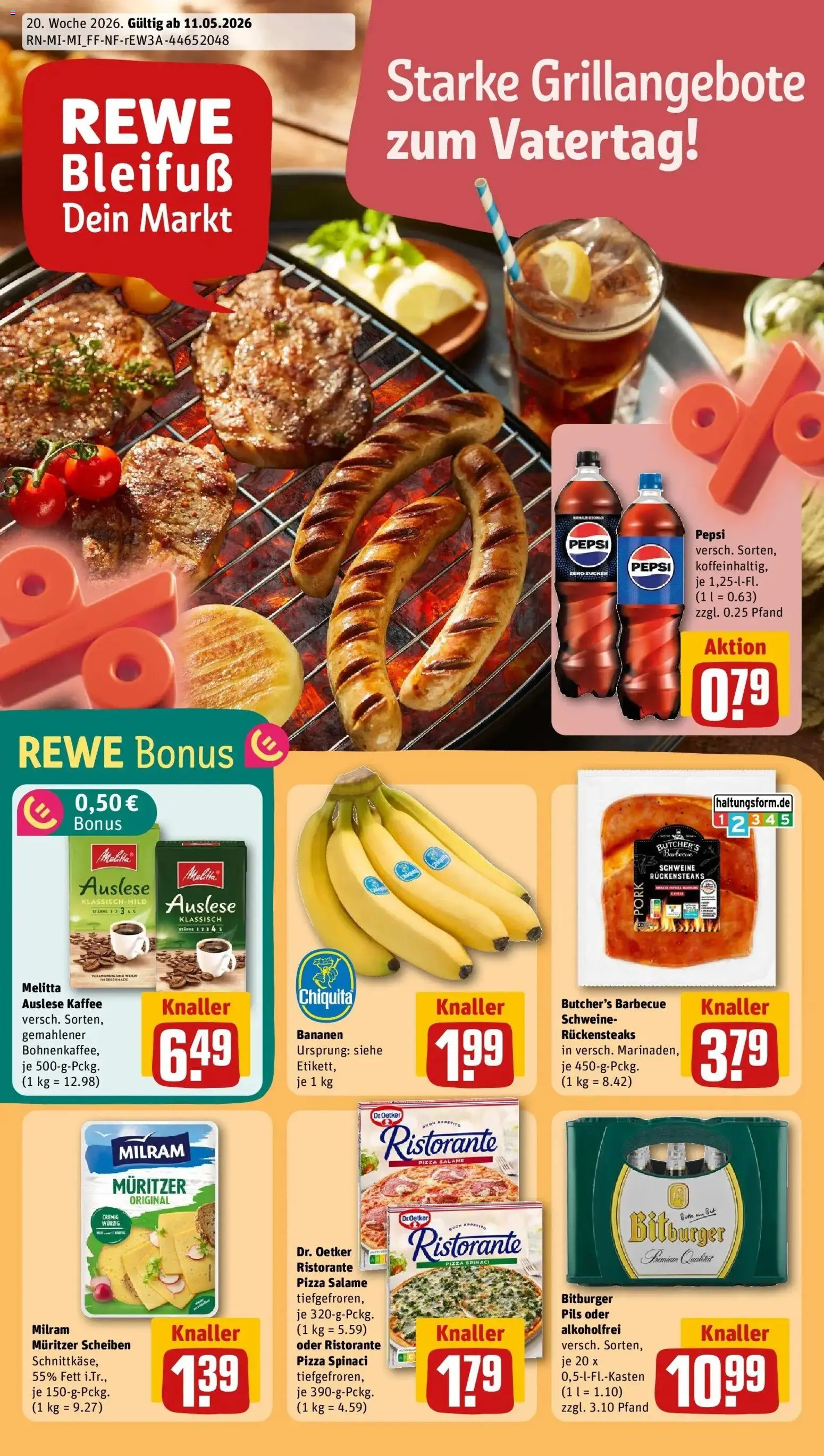 Vorschau von dem Prospekt des Geschäftes Rewe, gültig ab dem 10.05.2026