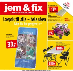 Forhåndsvis Jem & Fix kundeavis fra butikk Jem & Fix gyldig fra 02/05/2026