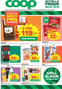 Förhandsgranska reklamblad Coop erbjudanden från butik Coop gäller från 25/05/2026