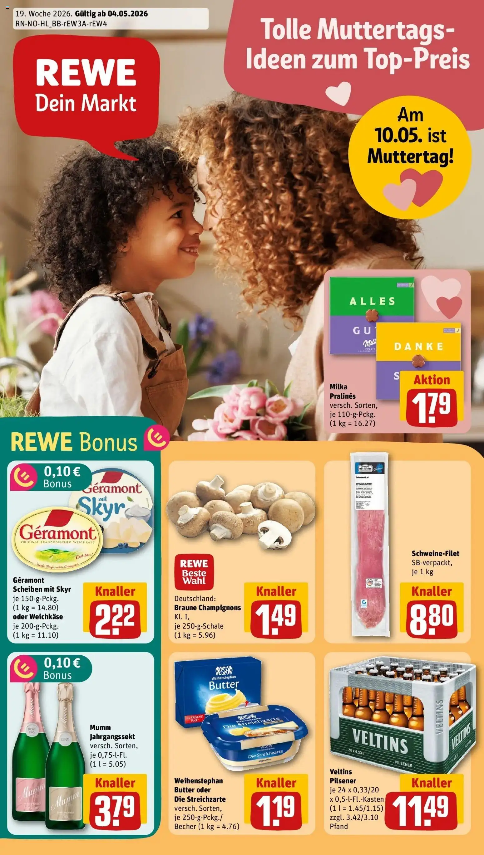 Vorschau von dem Prospekt des Geschäftes Rewe, gültig ab dem 04.05.2026