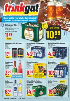 Vorschau von dem Prospekt des Geschäftes Trinkgut, gültig ab dem 17.08.2026