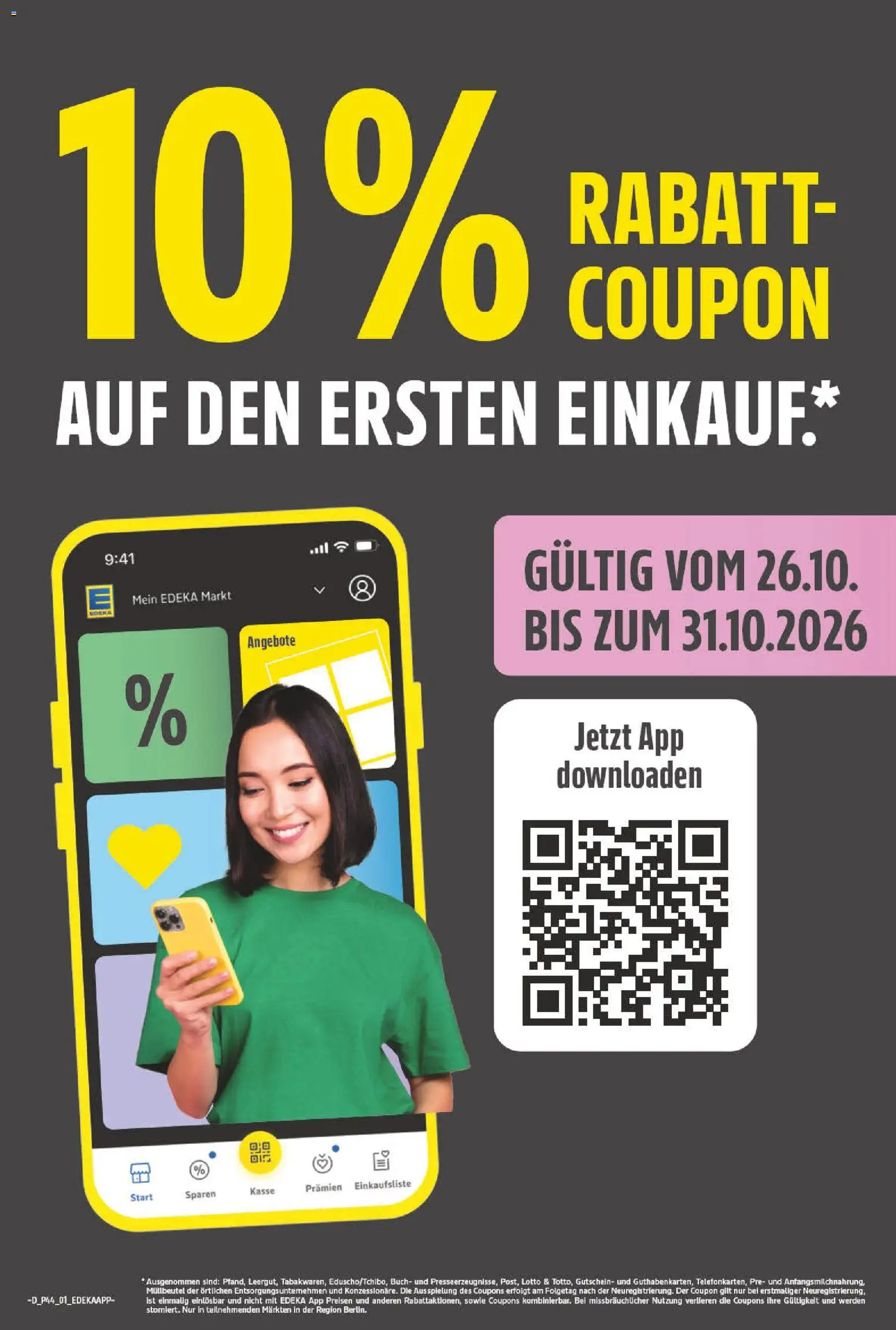 Vorschau von dem Prospekt des Geschäftes NP Discount, gültig ab dem 26.10.2026