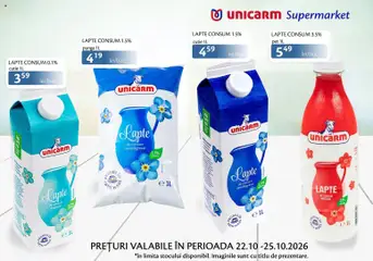 Previzualizarea de cataloage: Unicarm Unicarm Catalog Produse lactate valabil de la 22.10.2026