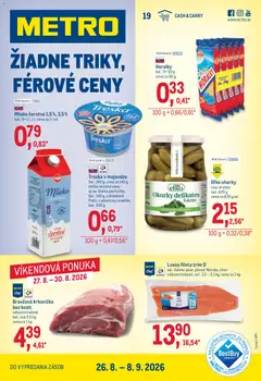 Náhľad Metro letáku platného od 26.08.2026