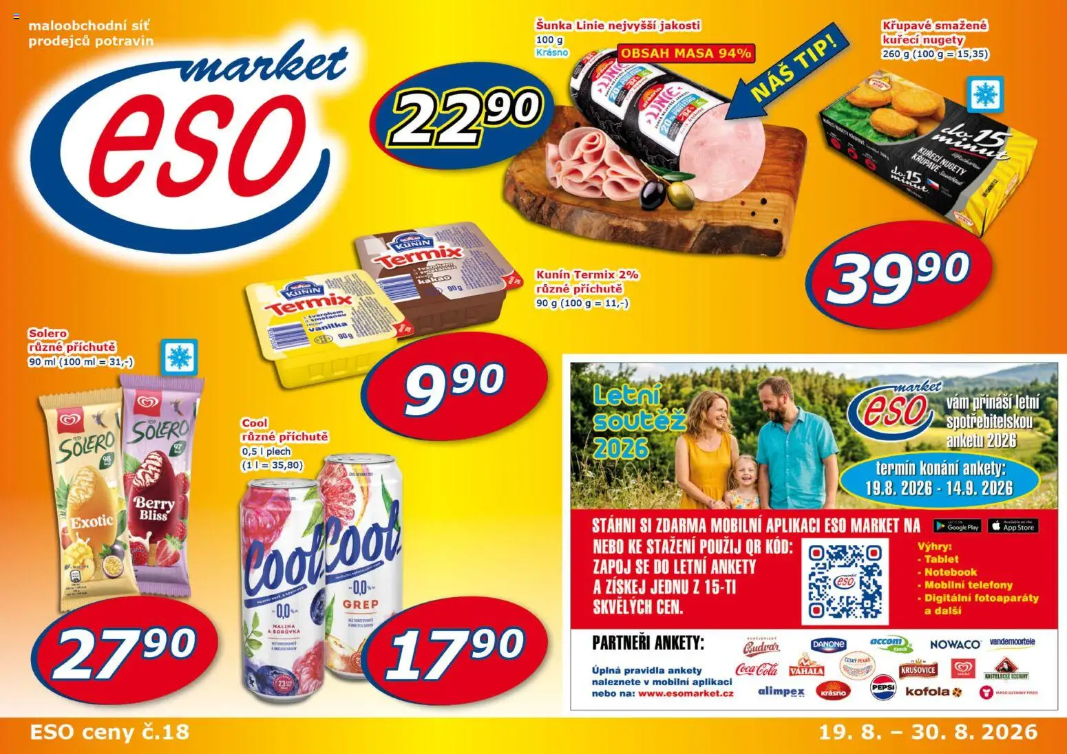 Náhled nabídky: Eso market Eso market leták platný od 19.08.2026