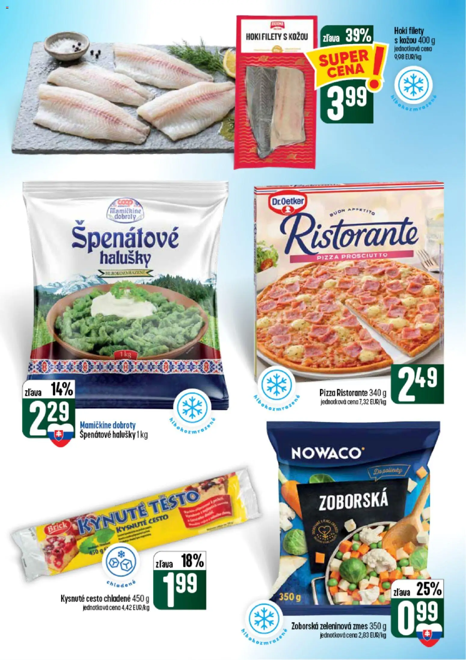 Náhľad COOP Jednota letáku platného od 10.09.2026 - Pizza, Prosciutto, Cesto, Zeleninová zmes