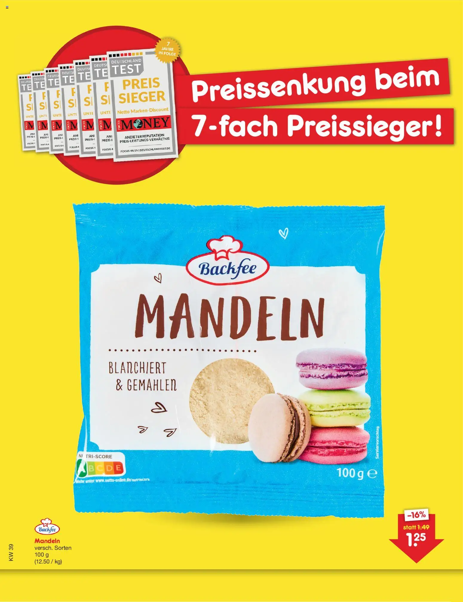 Vorschau von dem Prospekt des Geschäftes Netto Marken-Discount, gültig ab dem 23.09.2026