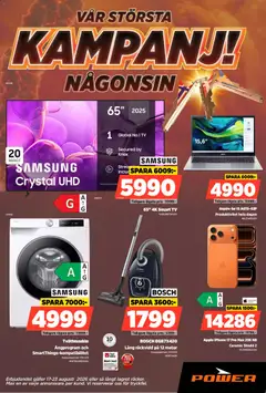 Förhandsgranska reklamblad Power erbjudanden från butik Power gäller från 17/08/2026