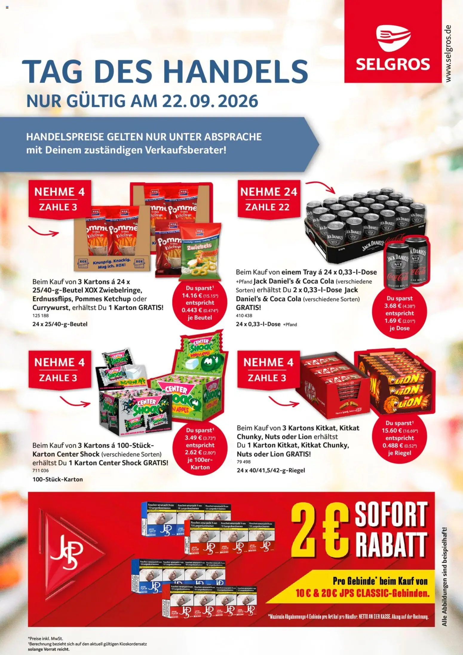Vorschau von dem Prospekt des Geschäftes Selgros, gültig ab dem 22.09.2026