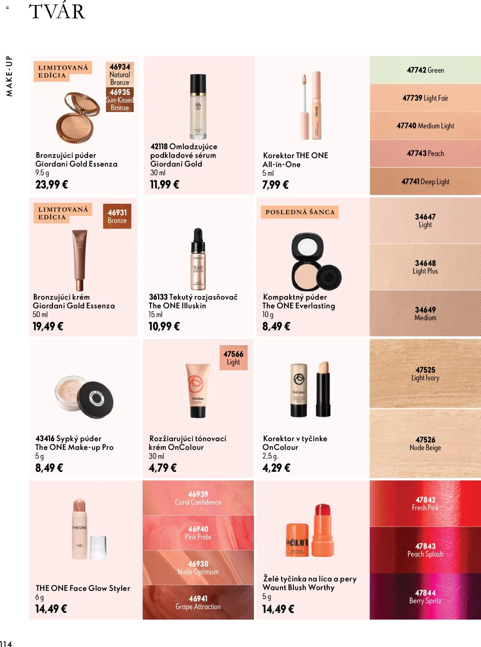 Náhľad Oriflame letáku platného od 30.09.2026 - Korektor, Krém, Rozjasňovač, Púder