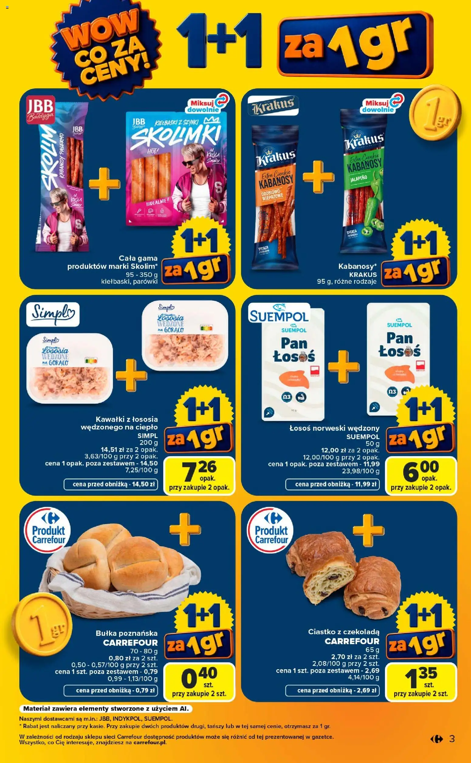 Pogląd gazetki "Carrefour gazetka - Wow co za ceny" ze sklepu Carrefour ważnej od 07.09.2026