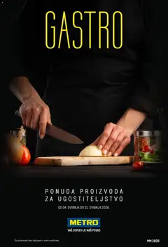 Pregled letka Metro - Gastro trgovine Metro vrijedi od 04.05.2026