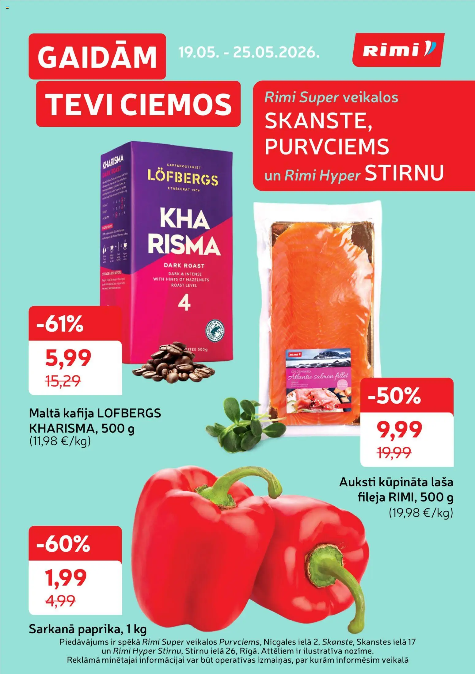 Skatīt Rimi akciju bukletu, derīgs no 19.05.2026.