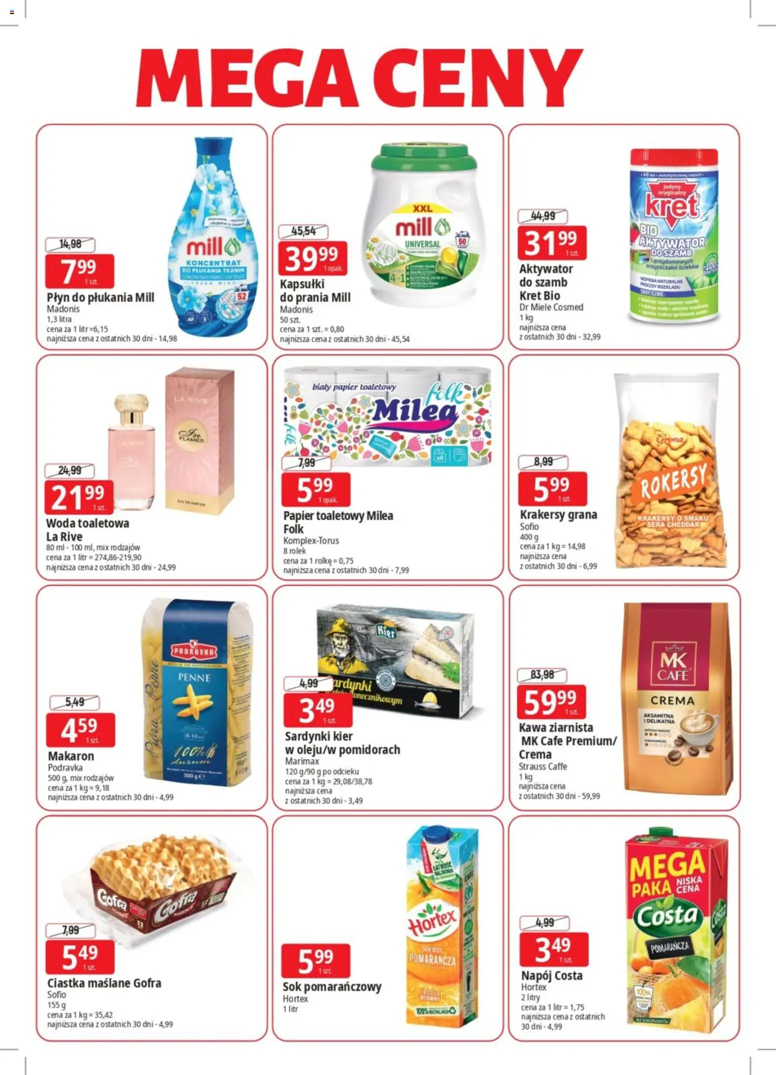 Pogląd gazetki "E.Leclerc gazetka - Mega ceny" ze sklepu E.Leclerc ważnej od 21.09.2026