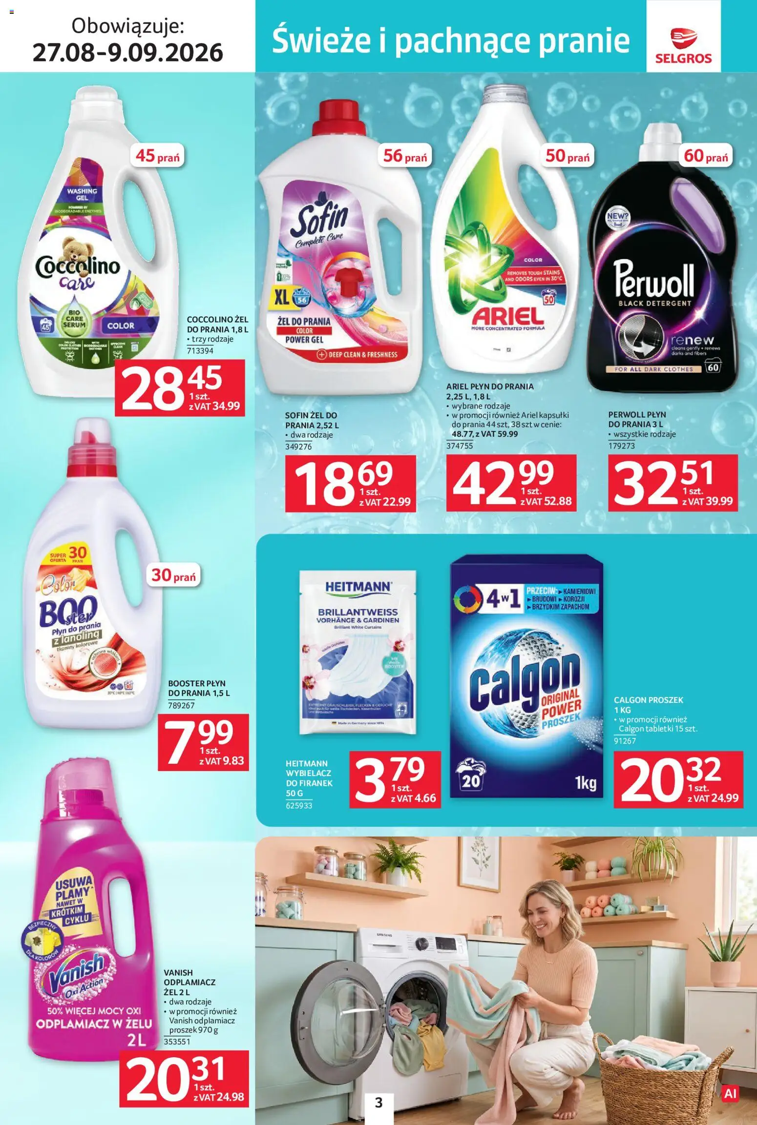 Pogląd gazetki "Selgros cash&carry gazetka - Sprzątanie" ze sklepu Selgros cash&carry ważnej od 27.08.2026