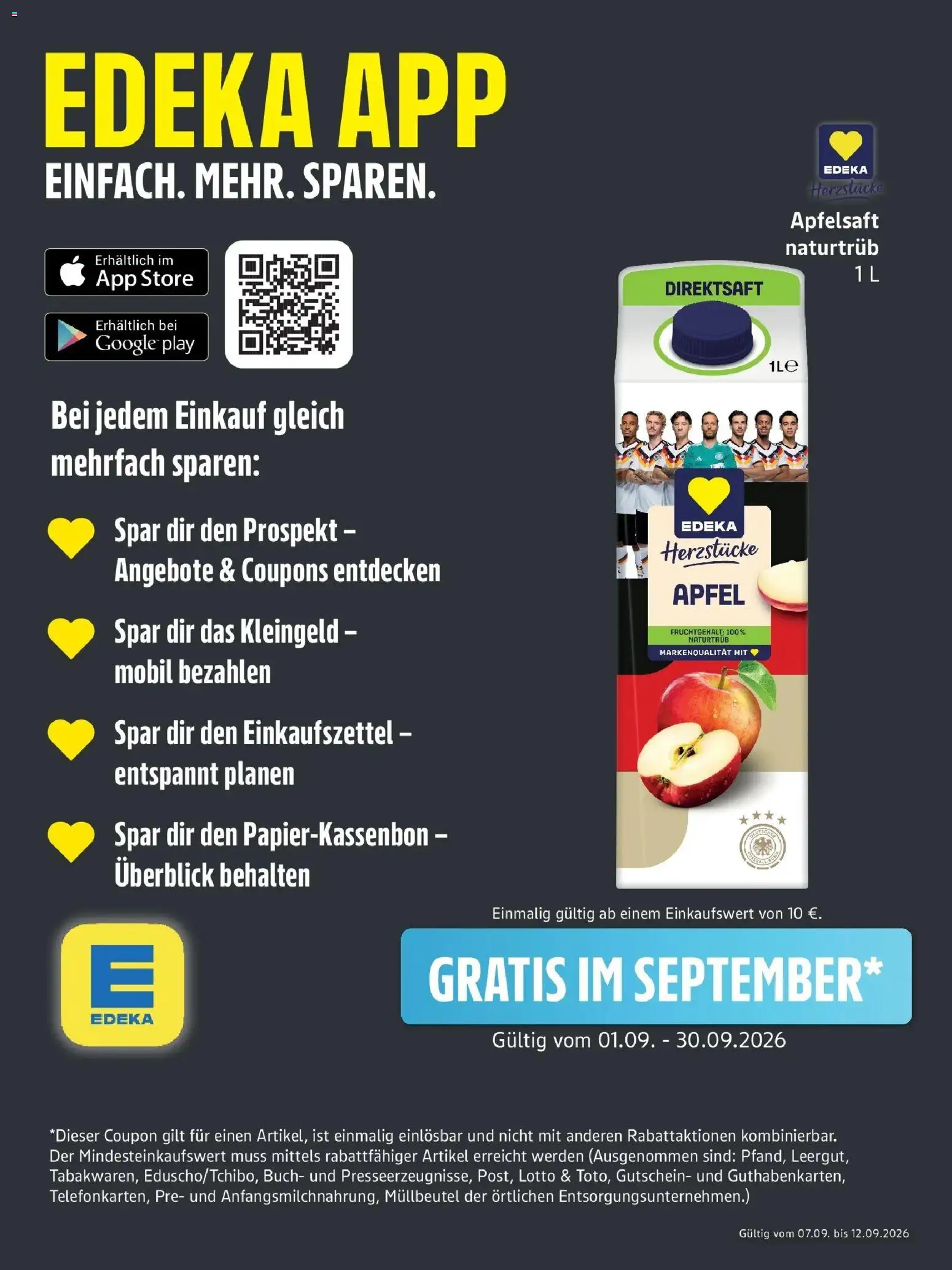 Vorschau von dem Prospekt des Geschäftes Edeka, gültig ab dem 07.09.2026