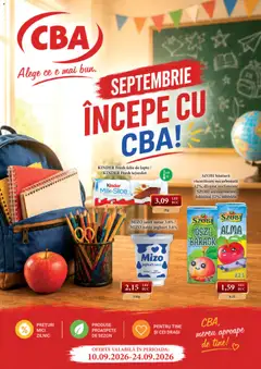 Previzualizarea de cataloage: CBA CBA Catalog valabil de la 10.09.2026