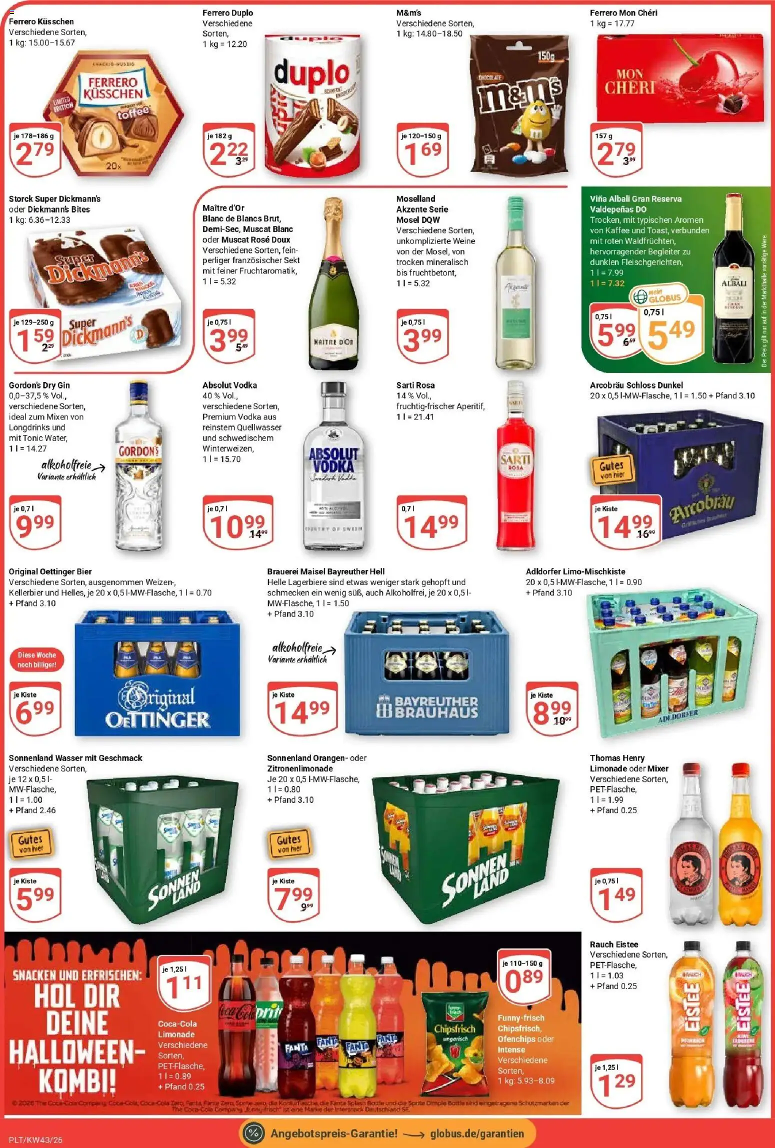 Vorschau von dem Prospekt des Geschäftes Globus, gültig ab dem 19.10.2026