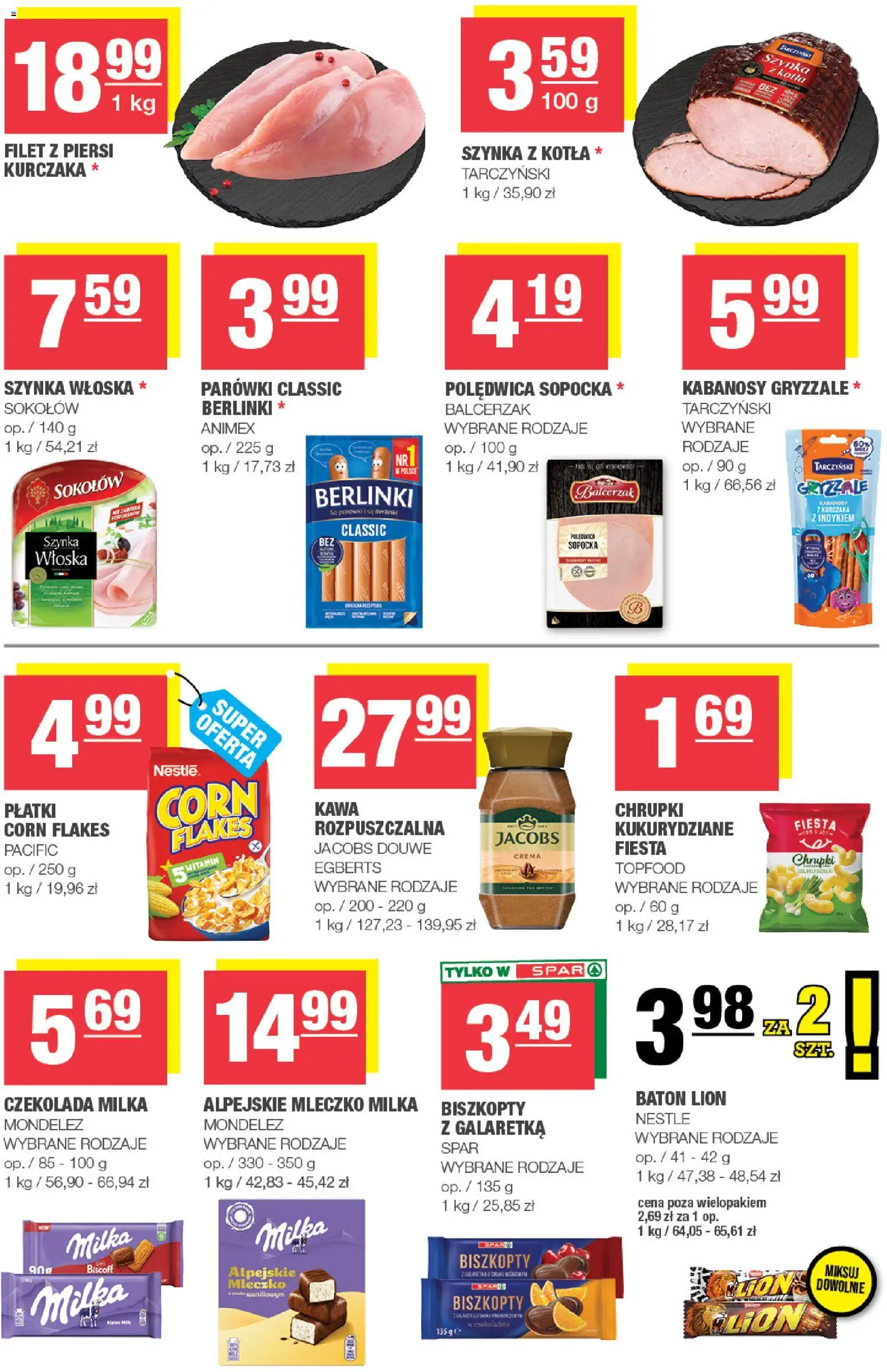 Pogląd gazetki "Spar gazetka - Mini" ze sklepu Spar ważnej od 26.08.2026