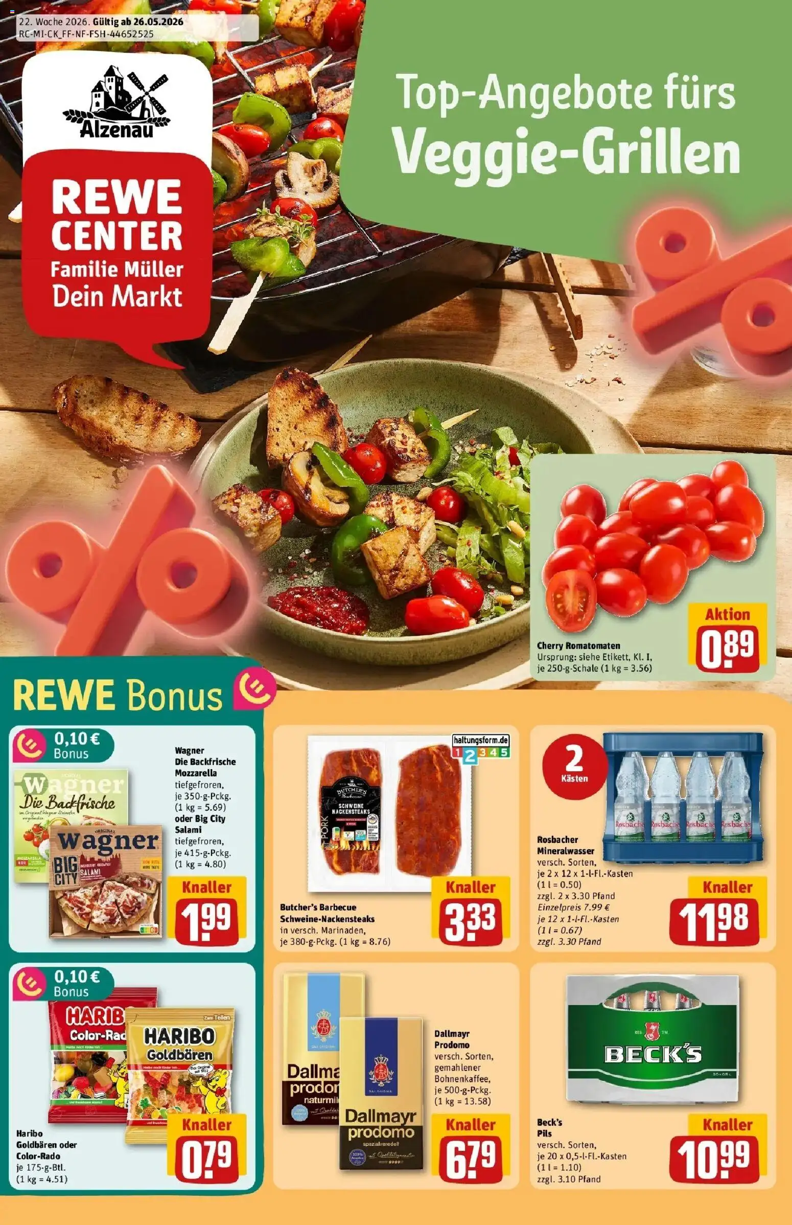 Vorschau von dem Prospekt des Geschäftes Rewe, gültig ab dem 26.05.2026