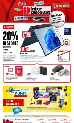 Vorschau des Merkblatts Interdiscount aktionen 20% di sconto IT vom Shop Interdiscount gültig von 27.04.2026 bis 03.05.2026