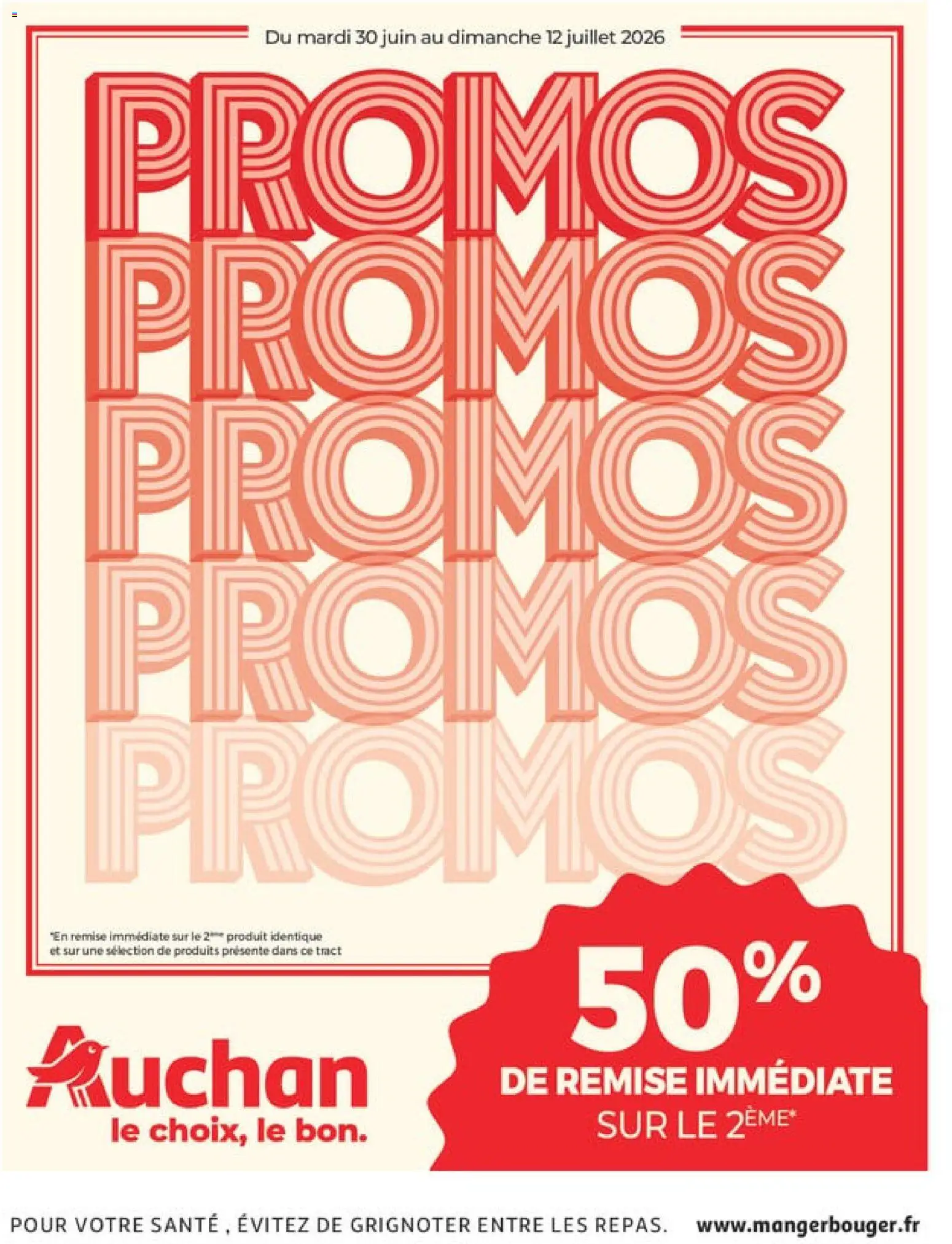 Prévisualisation de Auchan prospectus du magasin Auchan formulaire valide 30/06/2026