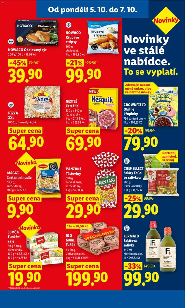 Nový Lidl leták od 05.10.