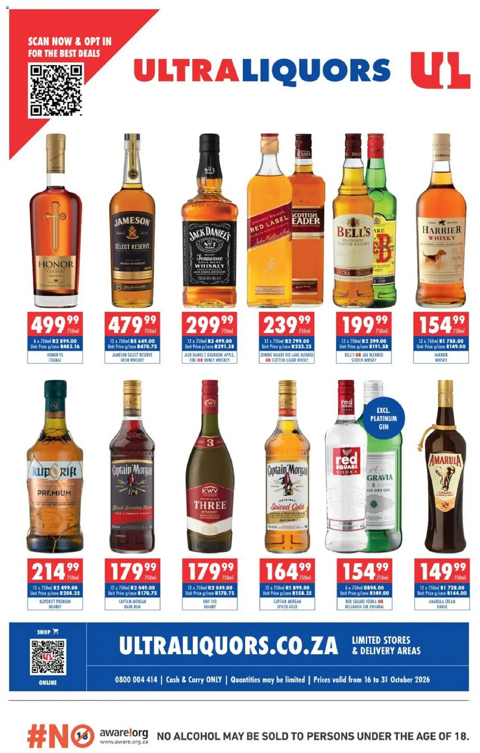 Preview of Ultra Liquors flyer valid from 16/10/2026