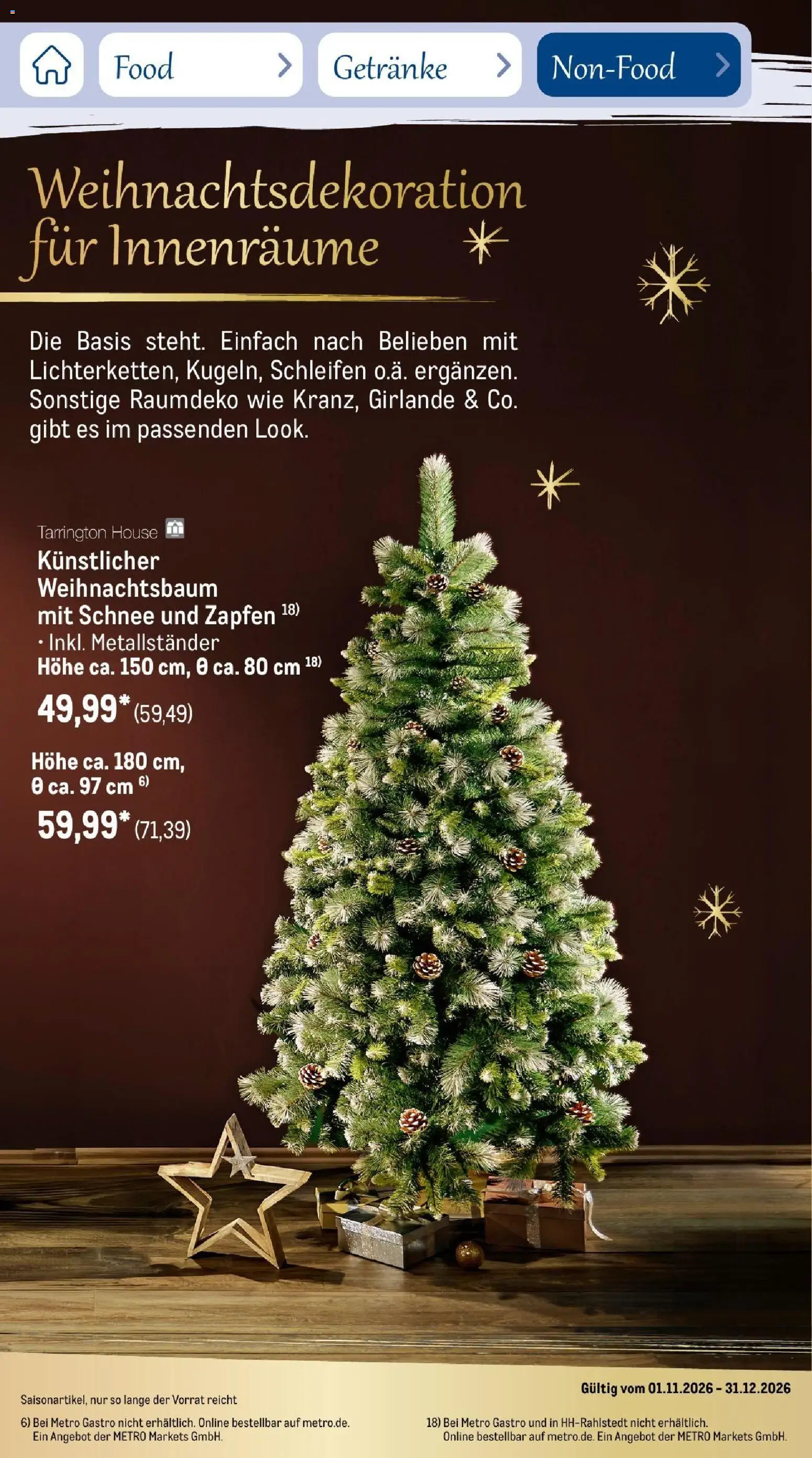 Vorschau von dem Prospekt des Geschäftes Metro, gültig ab dem 01.11.2026