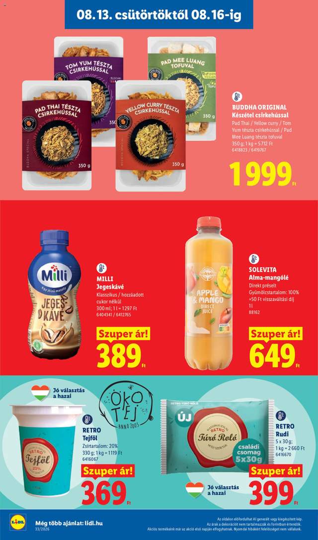 Új Lidl akciós újság 08.13.