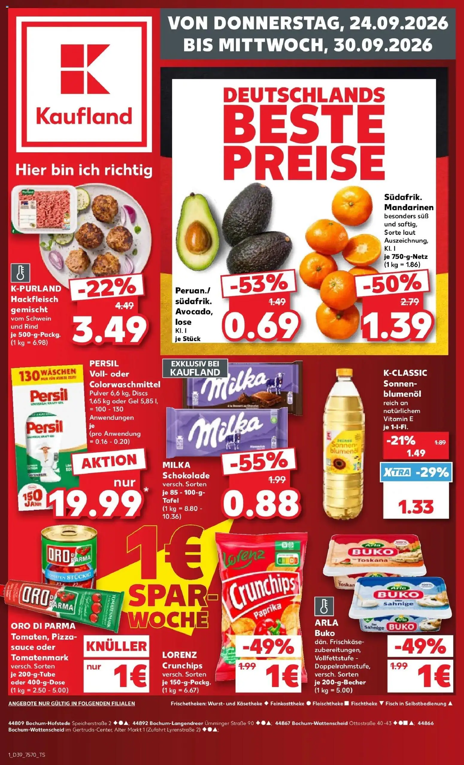 Vorschau von dem Prospekt des Geschäftes Kaufland, gültig ab dem 24.09.2026