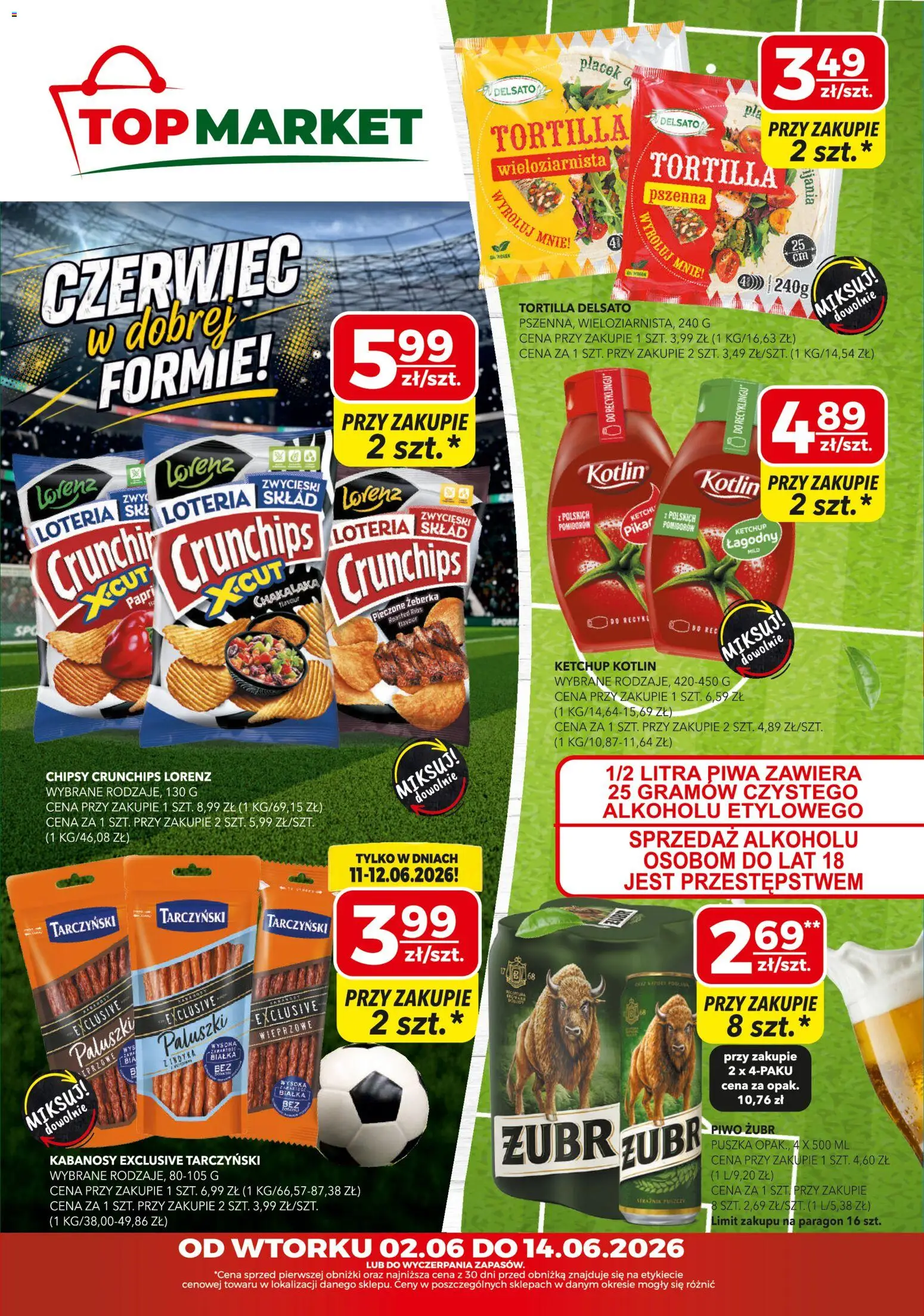 Pogląd gazetki "Top Market gazetka" ze sklepu Top Market ważnej od 02.06.2026