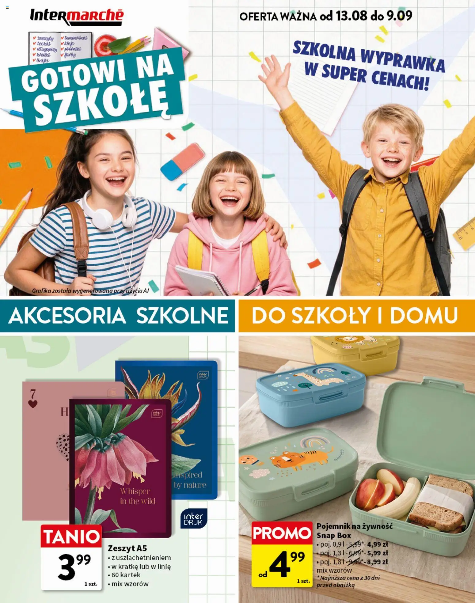 Pogląd gazetki "Intermarche gazetka - Gotowi na szkołę" ze sklepu Intermarche ważnej od 13.08.2026