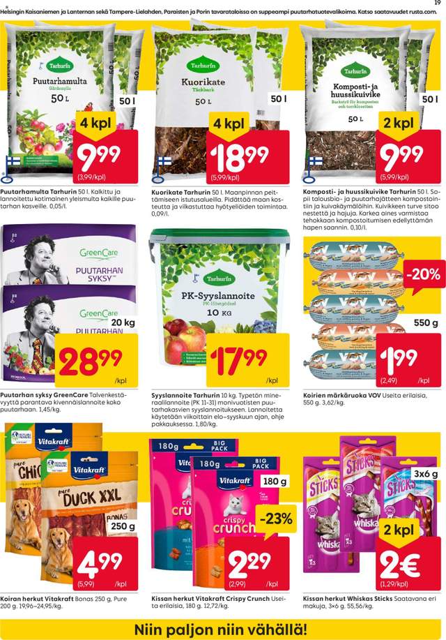 Uusi Rusta tarjouslehti alkaen 03/08