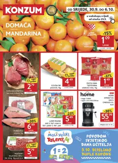 Konzum HR - Konzum HR akciós újság megtekintése, amely érvényes 2026.09.30.-től