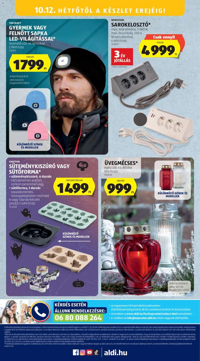 Új Aldi akciós újság 10.08.