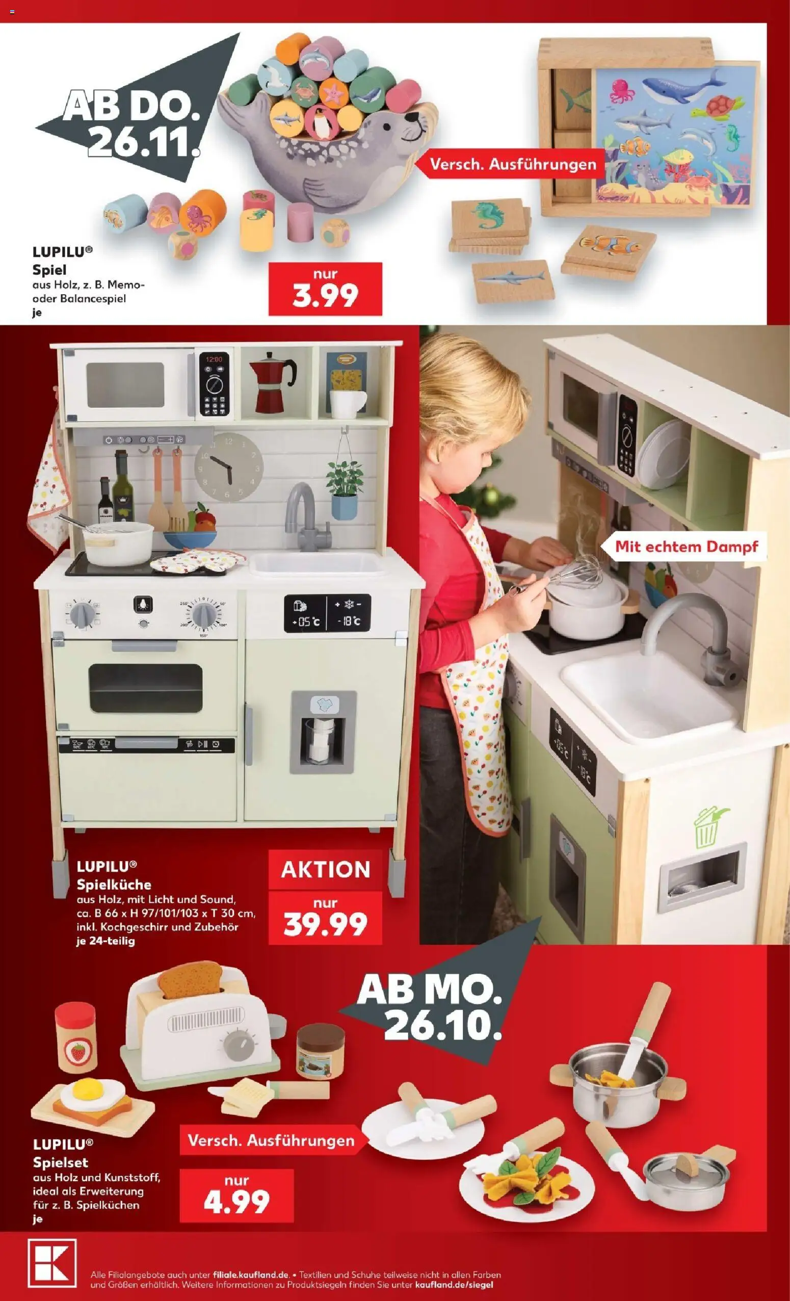 Vorschau von dem Prospekt des Geschäftes Kaufland, gültig ab dem 12.10.2026 - Spiel