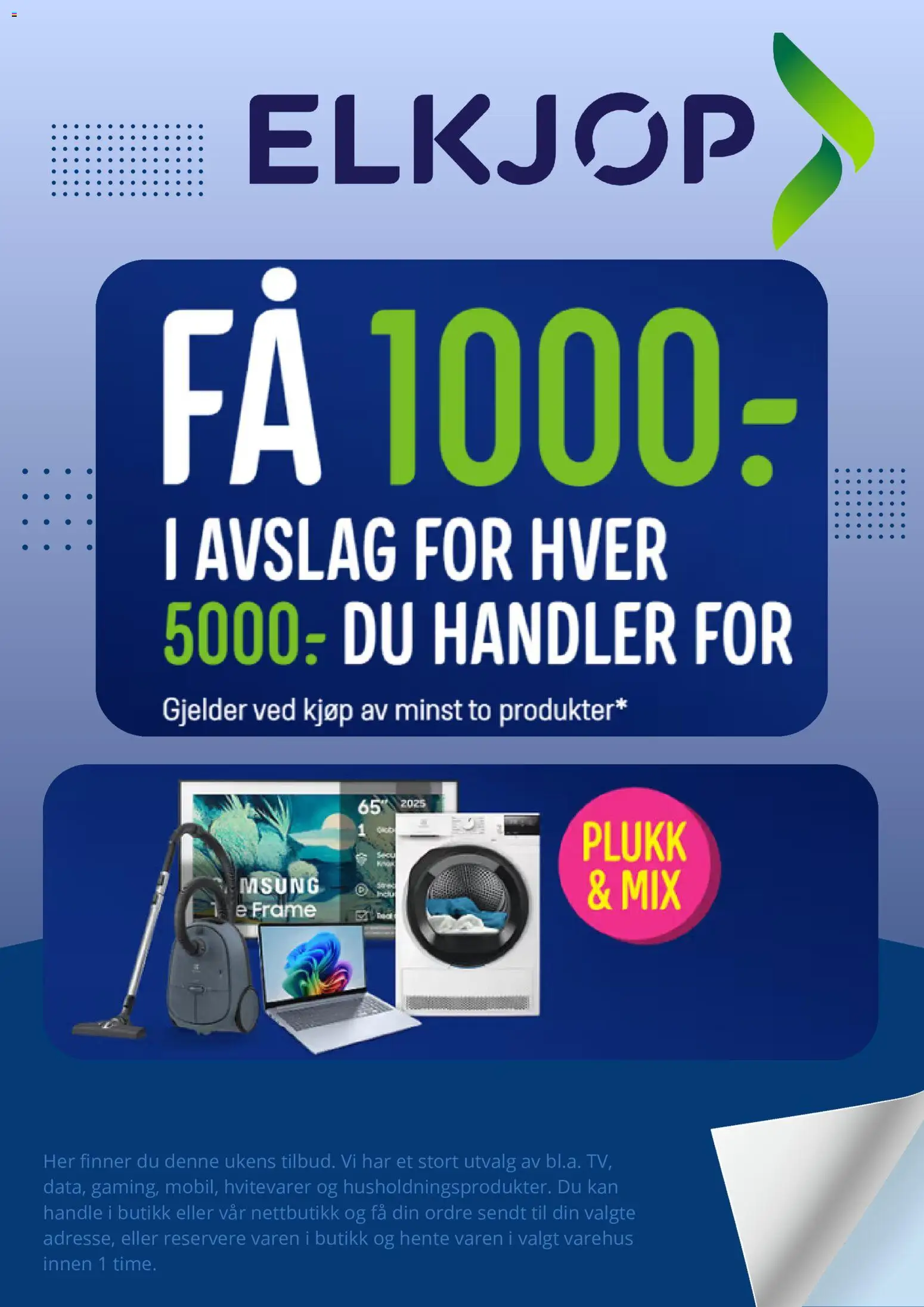 Forhåndsvis Elkjøp kundeavis fra butikk Elkjøp gyldig fra 05/05/2026 - Ved, 1