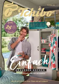 Vorschau des Merkblatts Tchibo aktionen Draußen kochen vom Shop Tchibo gültig von 14.07.2026 bis 