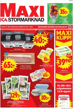 Förhandsgranska reklamblad ICA Maxi erbjudanden från butik ICA Maxi gäller från 08/06/2026