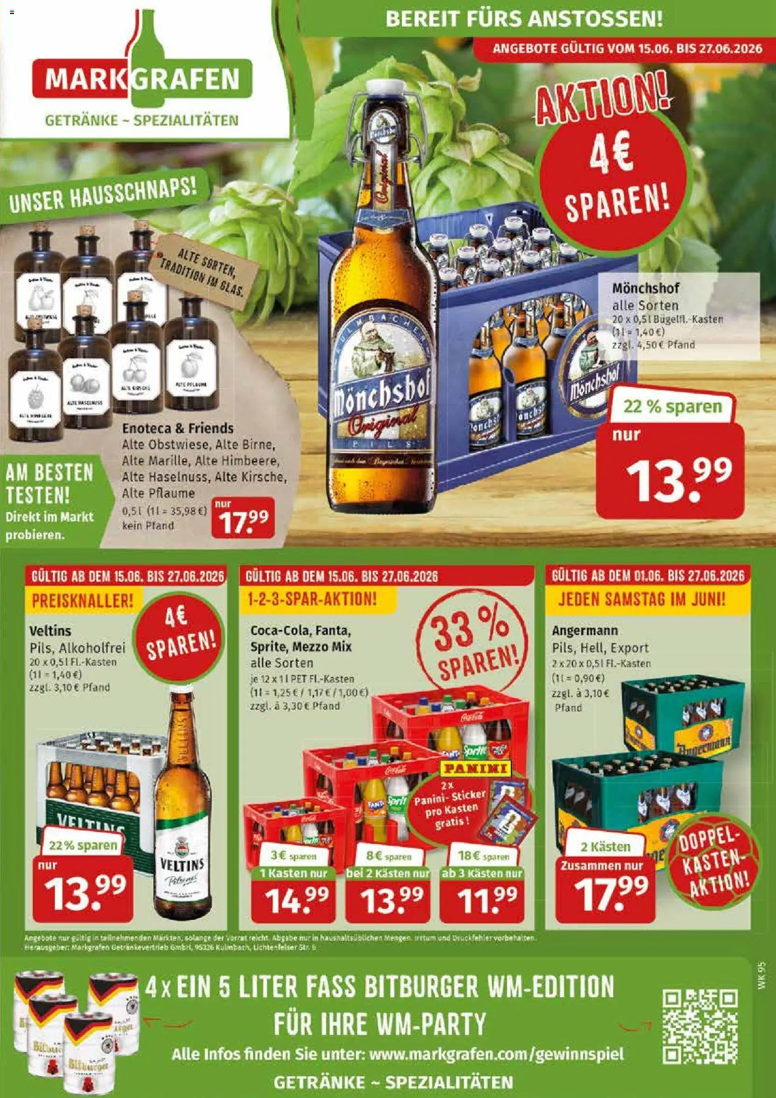 Vorschau von dem Prospekt des Geschäftes Markgrafen, gültig ab dem 15.06.2026