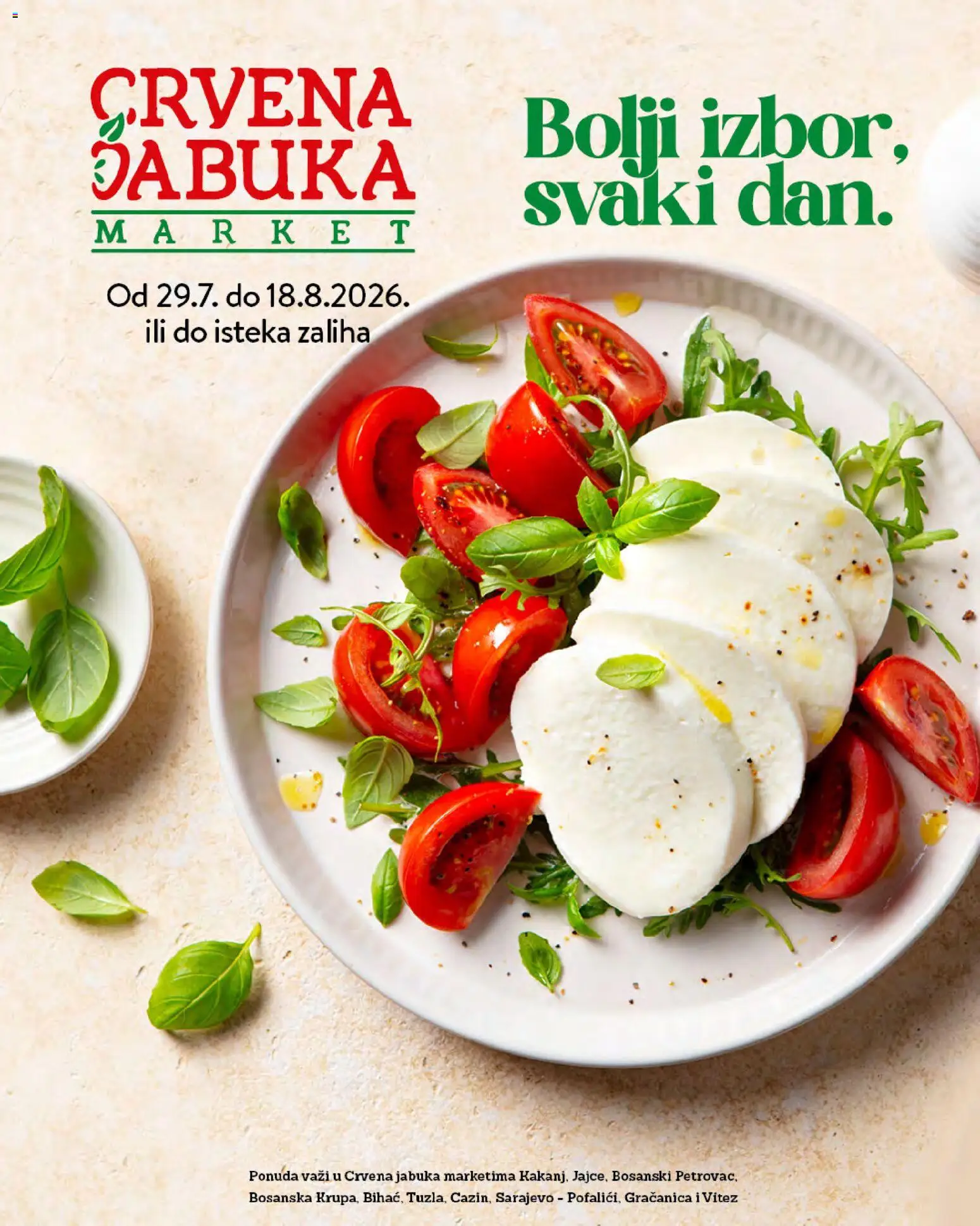 Pregled letka Crvena jabuka katalog trgovine Crvena jabuka vrijedi od 29.07.2026
