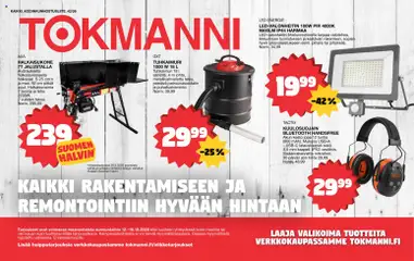 Kaupan Tokmanni Tokmanni Remontointiliite esikatselu, voimassa 12/10/2026