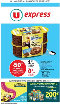 Prévisualisation de U Express - Les prix bas de la semaine du magasin U Express formulaire valide 18/08/2026